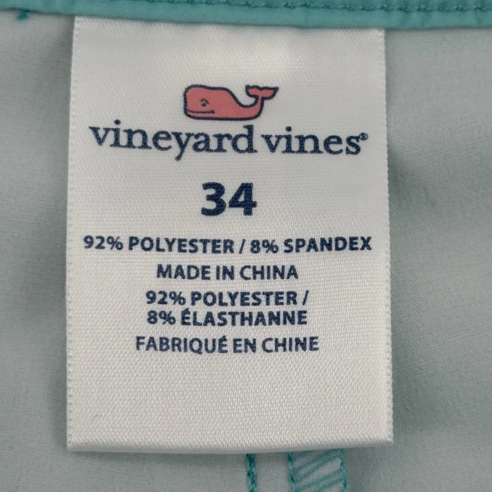Vineyard‎ Vines Mens Blue Striped Board Shorts Swim Trunks Size 34